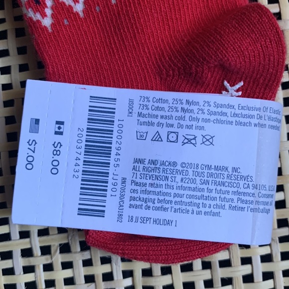 Janie and Jack Baby Girl Bundle 3 Pair of Socks - Picture 5 of 8